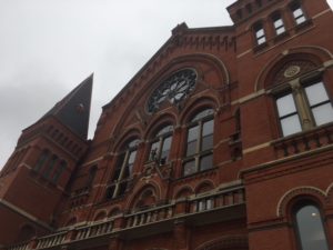 Image of front of Music Hall Building