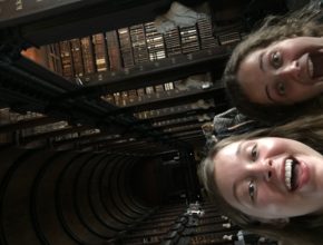 Selfie of Author in The Long Room of the Trinity College Library