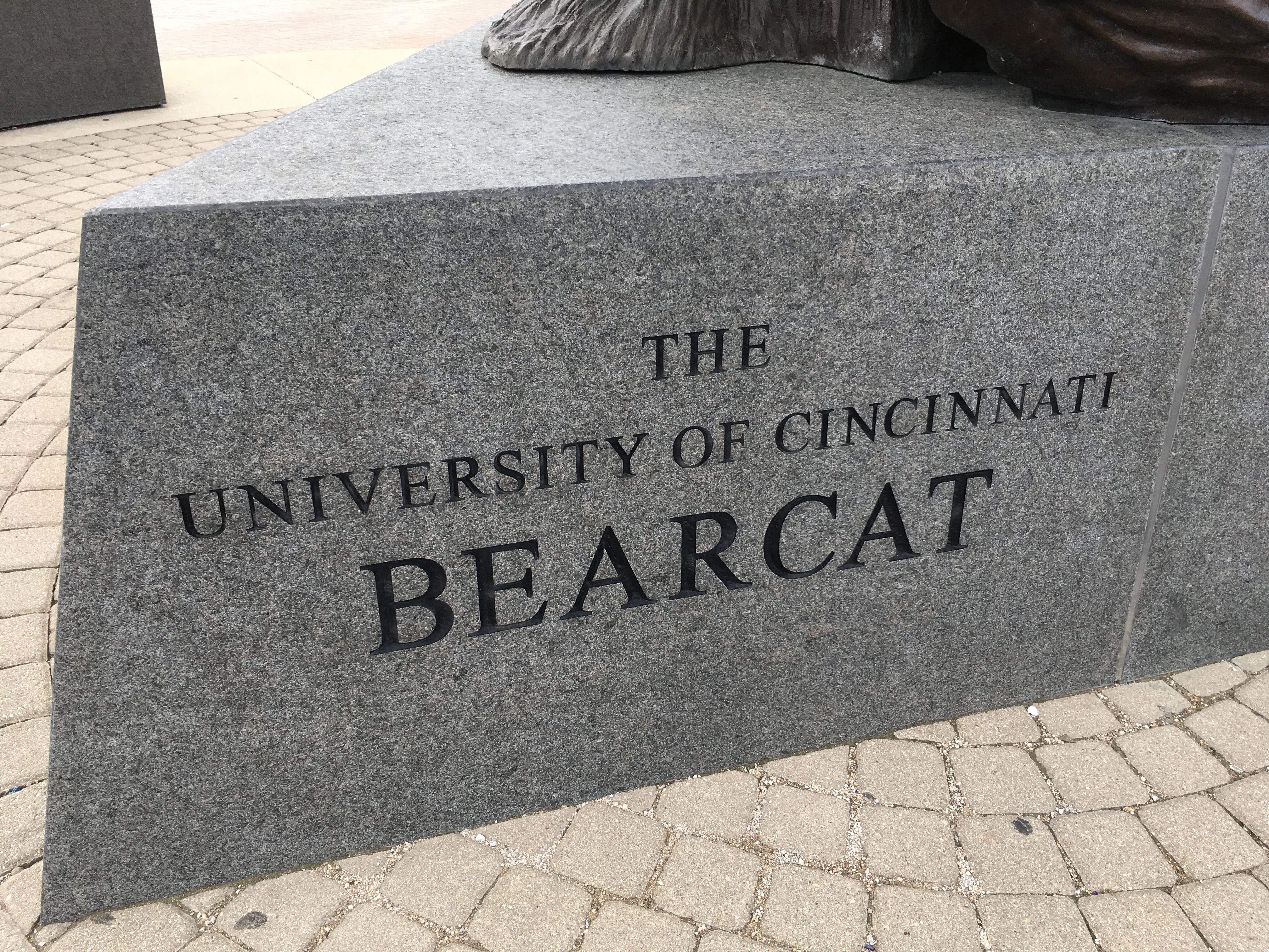 Photo of the title of the UC Bearcat