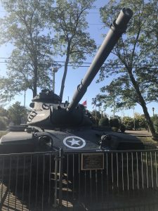 Frontal view of the M60 Patton