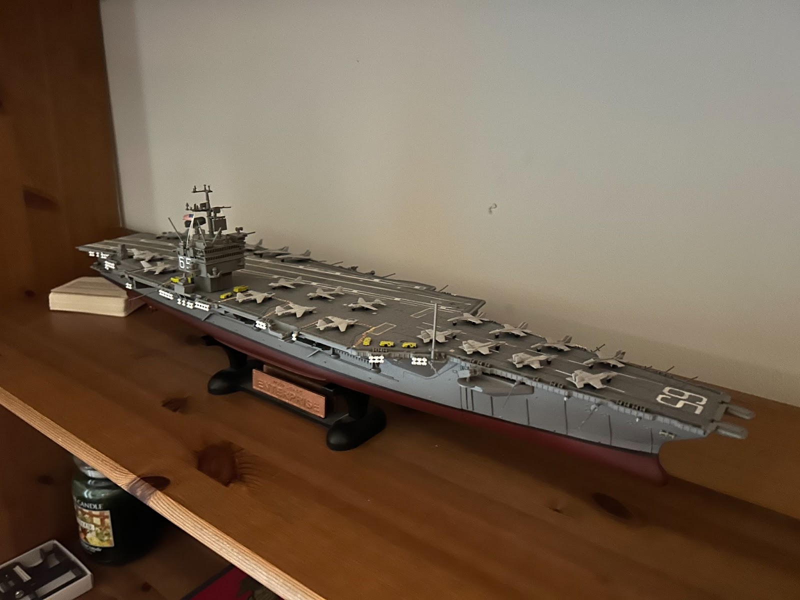 model of the USS Enterprise