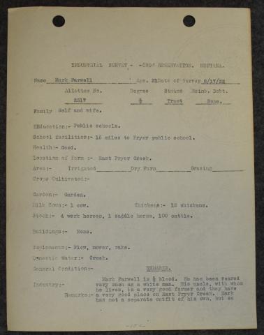 1922 Industrial Survey - Mark Farwell